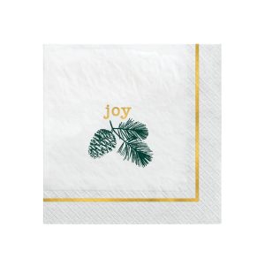 Calm & Bright Beverage Napkins by Windy City Novelties- PAP2908BUN